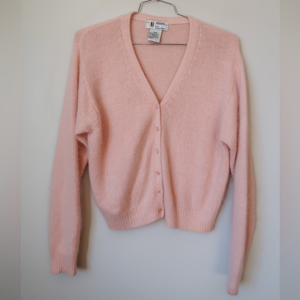 Super Soft Light Pink V-Neck Cardigan